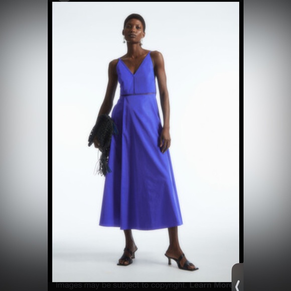 COS Dresses & Skirts - COS adjustable straps Royal Blue Dress. UK 14 prob US 10